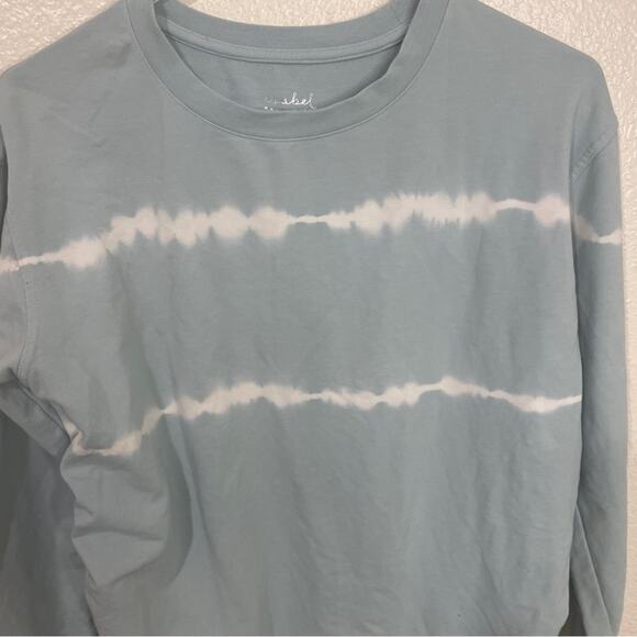 Isabel Maternity Sly Blue Tie Dye Pullover Crewneck Sweatshirt Size Small - Picture 4 of 6